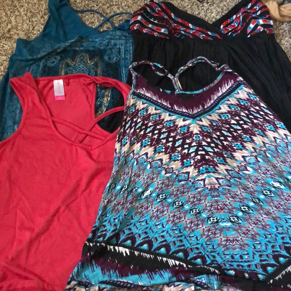 Variety of tank tops